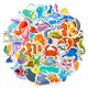 thumbnail image 1 of Paquete de pegatinas Marine Life Anime, vinilo impermeable, 50 unidades, 1 of 3