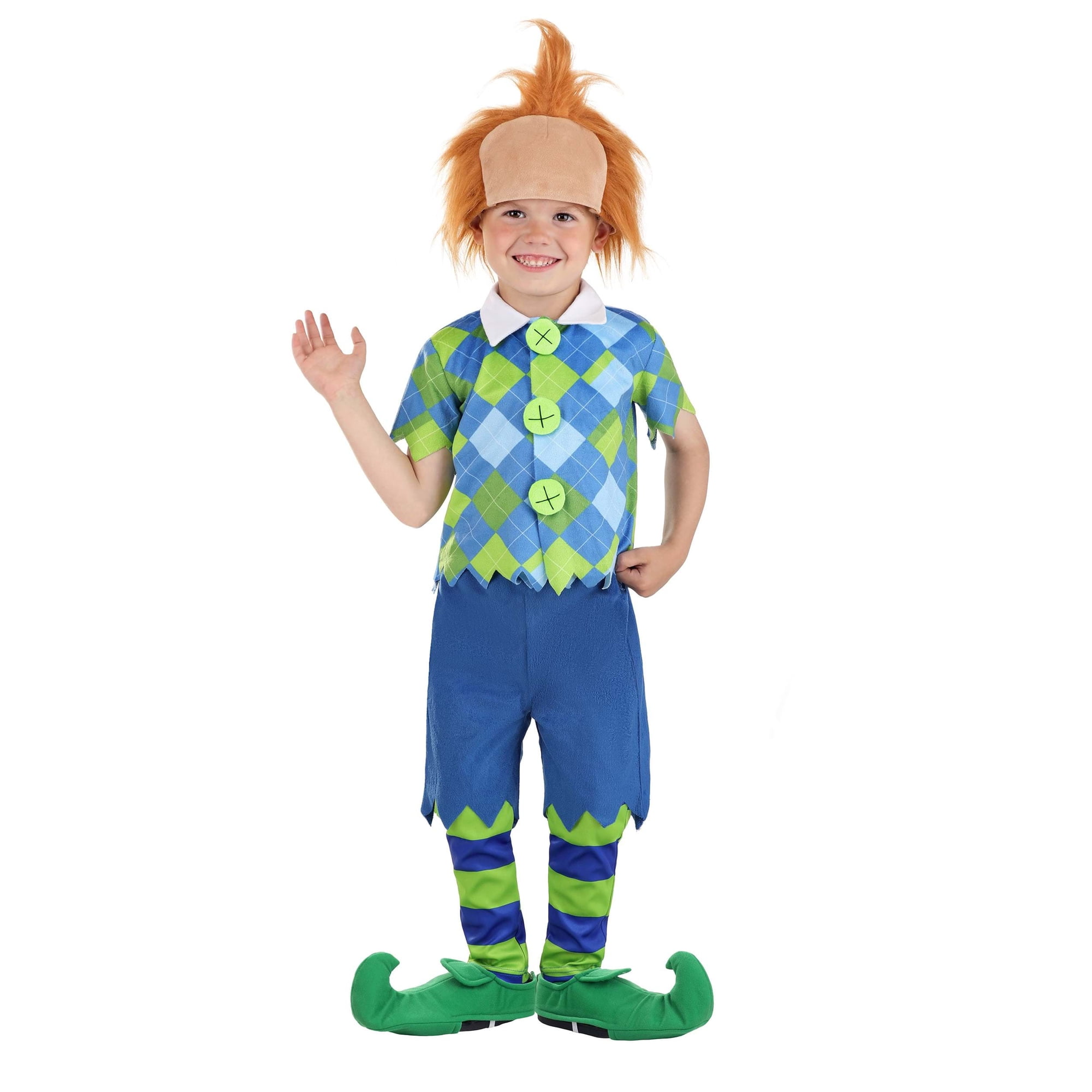 Toddler Deluxe Plaid Munchkin Costume
