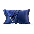 thumbnail image 1 of Funda de almohada multicolor de poliéster, funda de almohada de repuesto para cama, accesorios para ropa de cama, azul oscuro profundo sidaley HA7061-03B, 1 of 7