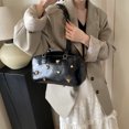 thumbnail image 4 of Bolso Hombro para Mujer PU Chic Hobo Gran Capacidad Color Sólido Con Asa, 4 of 9