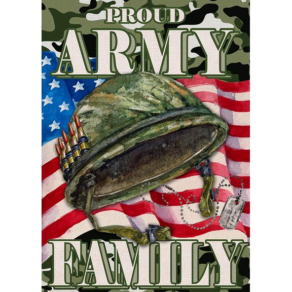 Patriotic Garden Flag, American Military Veterans Outdoor Yard Decoration, 4th of July Memorial Day USA Flag Design, 12 x 18 Inch