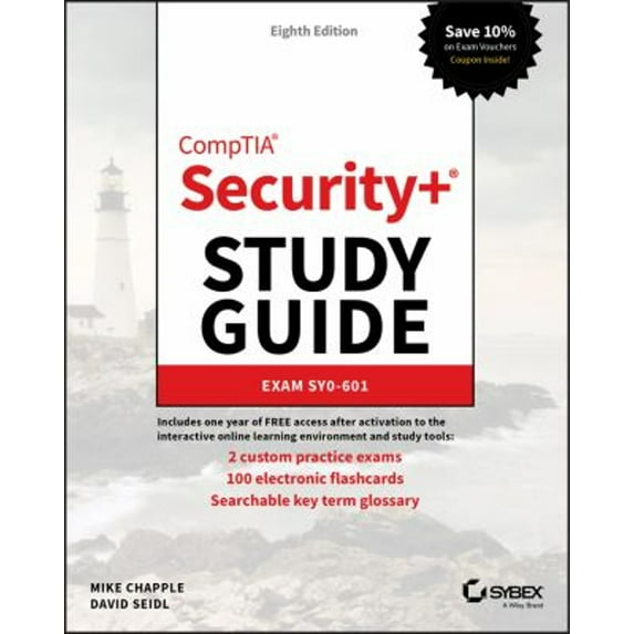 Pre-Owned CompTIA Security+ Study Guide: Exam SY0-601 (Sybex Study Guide), 9781119736257, 1119736250, Paperback, 8 edition