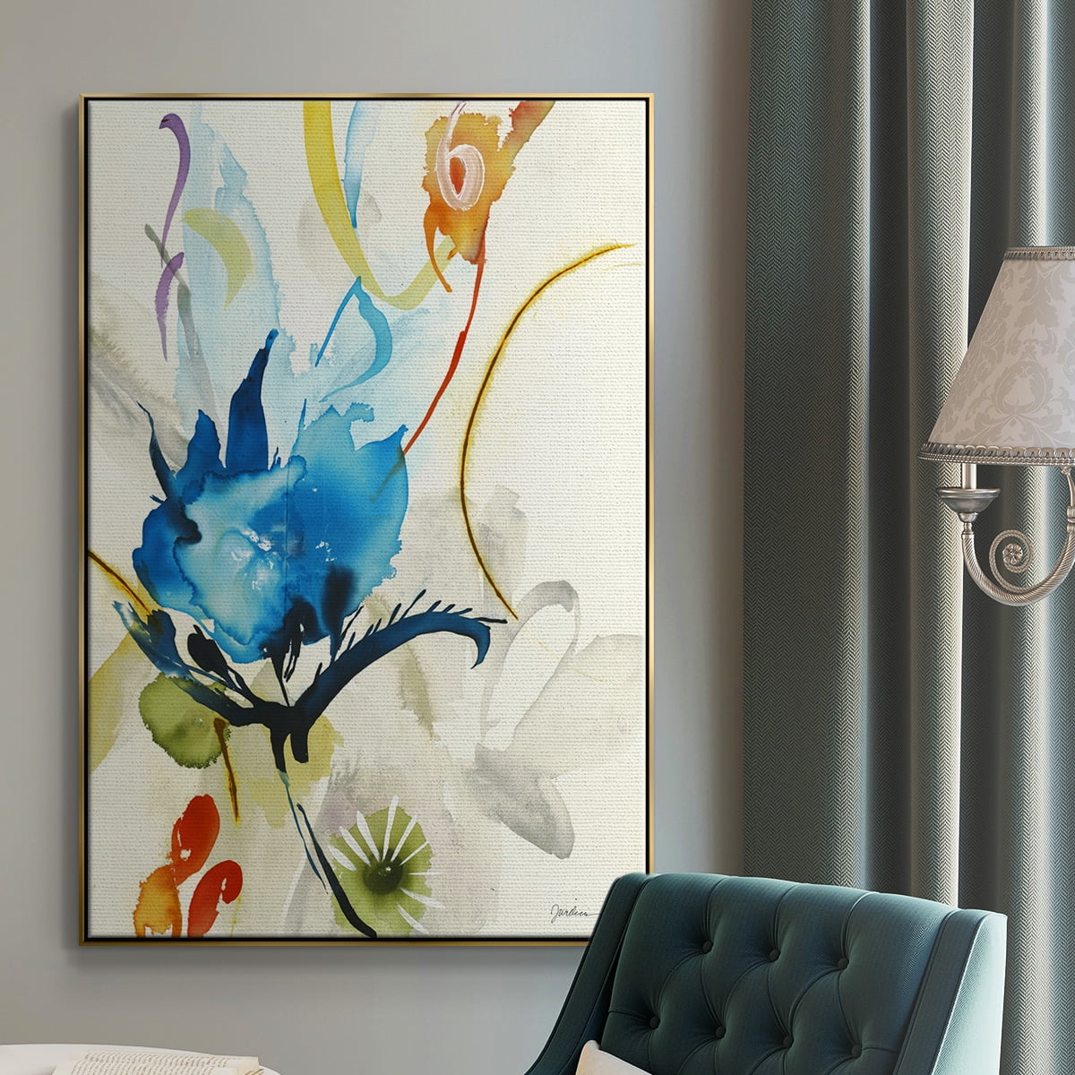 Local Color I Framed Premium Gallery Wrapped Canvas - Ready to Hang