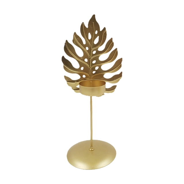 Portavelas de hoja de metal Colco adorno manualidades de regalo sujetavelas Estilo A