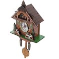 thumbnail image 4 of Vintage Style Wooden Pendulum Wall Clock – Office Bedroom Decor with Craftsmanship Design for Enhanced Aesthetic, 4 of 5