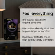 SKYN Elite Ultra Thin Ultra Soft Non-Latex Lubricated Condoms 10 Pack (3-Pack)