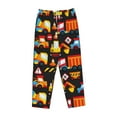 thumbnail image 4 of Bingfone Pajamas For Women,Construction Truck Pajama Pants With Pockets-Medium, 4 of 9
