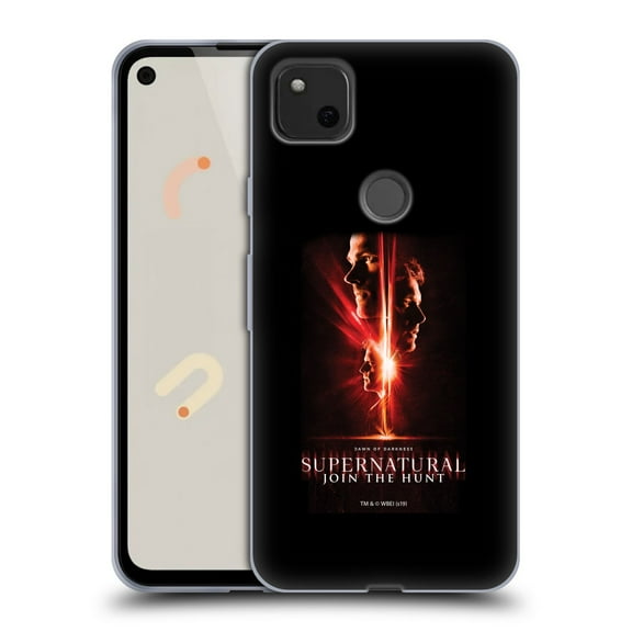 Head Case Designs Officially Licensed Supernatural Key Art Sam, Dean & Castiel Soft Gel Case Compatible with Google Pixel 4a