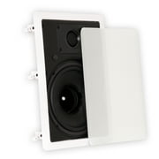 Theater Solutions TS80W In Wall 8 Speakers Surround Sound Home Theater 8 Pair Pack