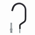 thumbnail image 6 of 2pcs/set Wall Mounted Bicycle Hanger Garage Bike Storage Steel Black Wall Hook, 6 of 6