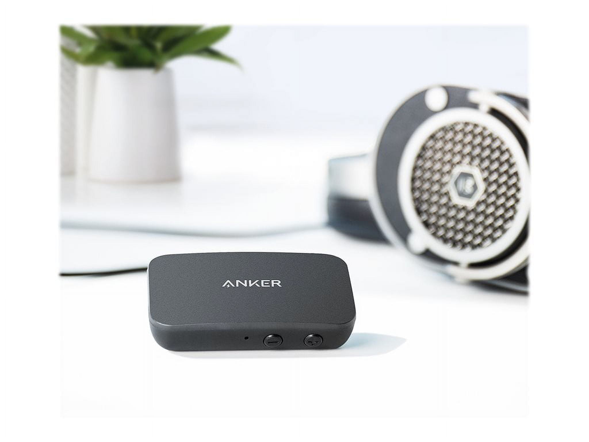 Anker Soundsync A3352 Bluetooth Receiver for Music Streaming with Bluetooth  5.0, 12-Hour Battery Life, Handsfree Calls, Dual Device Connection, for  Car, Home Stereo, Headphones, Speakers 