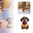 thumbnail image 1 of Tarjeta Navideña Con Simpático Perro De Dibujos Animados Tarjeta Decorativa Plana De Acrílico En 2D Decoración Navideña Para Tu Rincón Y Para Realzar El Ambiente Navideño, 1 of 7
