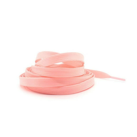HAMPPLIES 1 Pair Pink Flat Shoelace for Sports Shoes Luminescent Fiber 39.4x0.3x0.1in