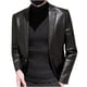 thumbnail image 1 of Blazer Chaquetas Para Hombres Blazer de Cuero Nuevo Comercio Exterior Motocicleta Solapa Tamaño Grande Casual Odeerbi  ODB177652, 1 of 8