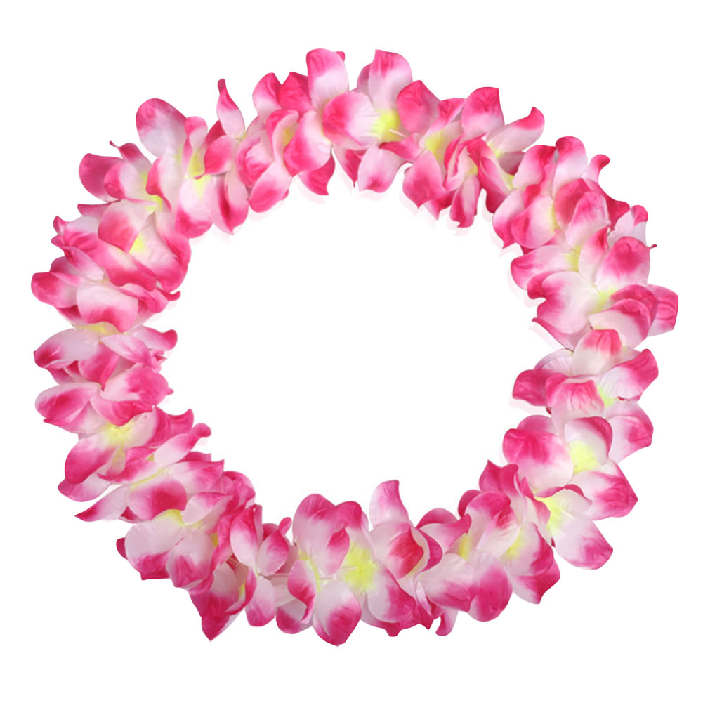 SPRING PARK Unisex Hawaiian Leis Tropical Leis Flower Garlands Dress ...