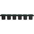 thumbnail image 3 of Meridian Furniture Pavilion Green Boucle Fabric Bench, 3 of 16