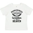 thumbnail image 3 of Inktastic Handpicked for Earth by My Grandpa in Heaven Angel Wings Boys or Girls Baby T-Shirt, 3 of 5