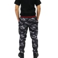 thumbnail image 2 of MEN'S PRINTED CAMO INTERLOCK JOGGER WITH YARN DYE RIB AND COATED ZIPPERS., 2 of 2