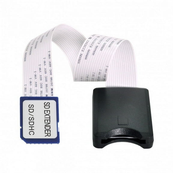 JSER Standard SD SDHC Memory Card Kit Male to SD Female Extension Soft Flat FPC Cable Extender 25cm