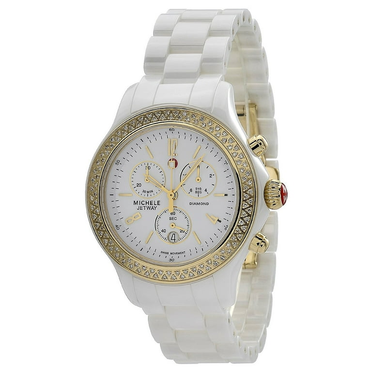 Michele jetway best sale diamond watch