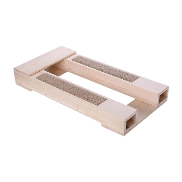 Estante para gatos para la cría Juguete ligero de madera para gatitos Suministros elevados para mascotas Cáñamo
