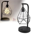 thumbnail image 4 of Slatcetga Iron Frame Dining Table Lamp Bedroom Retro Simple Romantic Night Light No Battery, 4 of 8