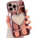thumbnail image 2 of iPhone 14 Pro Max Case(2022 6.7"),Cute Clear 3D Plating Loved Case,with Transparent Love-Heart Full Protection Soft TPU Shockproof Phone Case Cover fo, 2 of 4