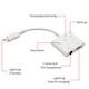 2 en 1 3,5 Mm Jack Adaptateur Audio Chargeur pour Iphone Écouteurs Écouteurs Connecteur Blanc Bluetooth version (Appel de Soutien) – image 5 sur 8