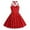 Y37-Watermelon Red, variant on PRfgtbd 1950S Vintage Dresses For Girs Polka Dot Print Dress Summer Sleeveless Halter Neck Swing Dress Girls Retro Dress Casual Sundress Cute
