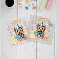 thumbnail image 3 of Watercolor Yorkshire Terrier Happy Birthday Celebration Balloons Gift Party Cutout Transfer Sticker Yorkie Dog Lover Gifts Transparent Decal Art Decor - 00028, 3 of 5