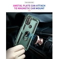 thumbnail image 5 of LeYi for Motorola Moto G Play 2023 Case, Magnetic Car Mount Ring Holder Stand Cover, Teal, 5 of 8