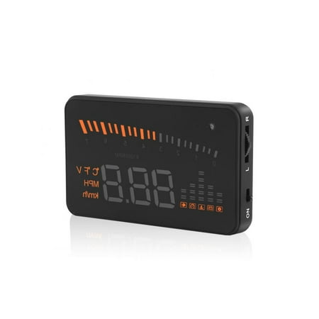 Dilwe X5 OBDII HUD Head Up Display Windscreen Projector Speed Warning System Alarm 3, and can apply for cars in line with OBD II or EUOBD (onboard automatic diagnostic (Best Heads Up Display)