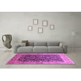 thumbnail image 3 of Ahgly Company Indoor Rectangle Oriental Purple Traditional Area Rugs, 7' x 10', 3 of 4