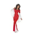 thumbnail image 4 of Super Trooper Costume Adult Red 70s Disco Medium Female Fancy Dress Party Book Week Halloween, 4 of 4
