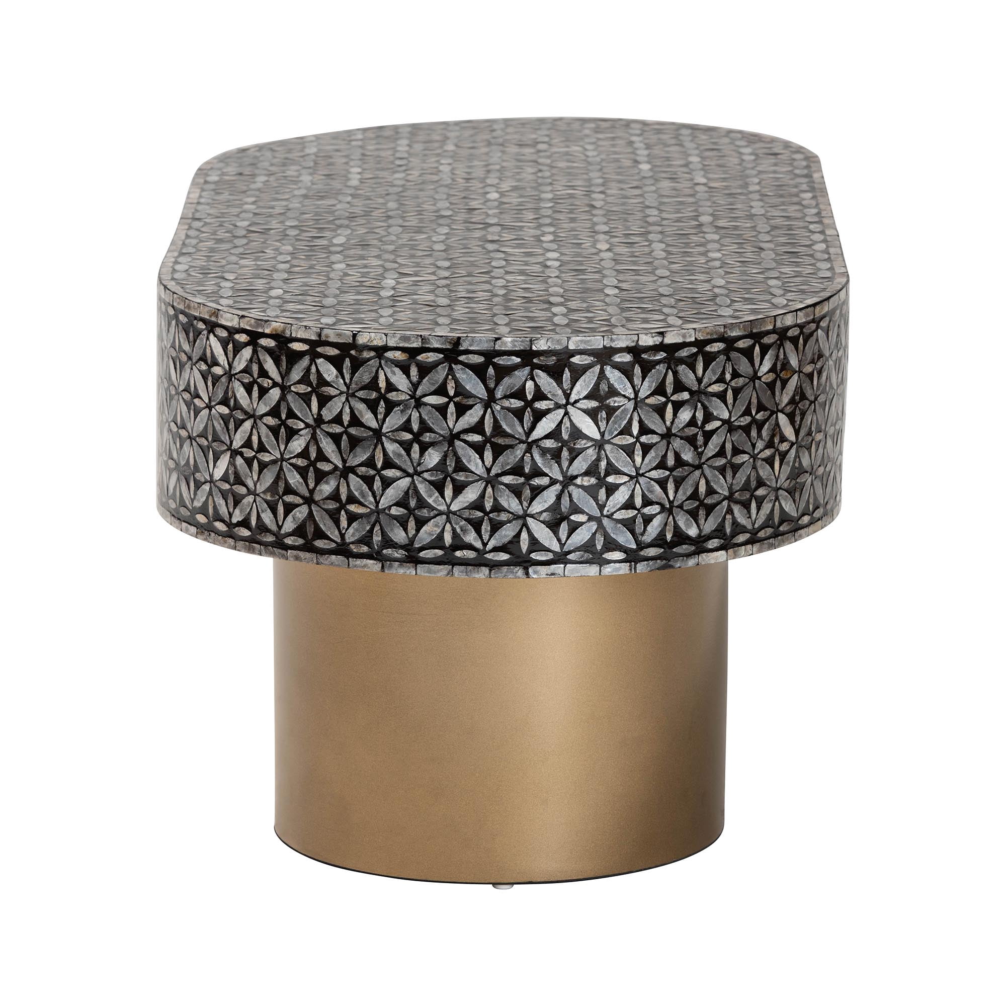 bali & pari Emery Coastal Coffee Table, Black