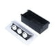 thumbnail image 4 of Tomacorriente eléctrico de piso, mesa integrada, Kit de caja de cubierta de toma de corriente emergente lenta, 250V, 16A, 4 of 14