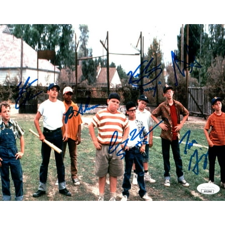 The Sandlot Multi Signed Autographed 8X10 Photo Guiry Adams Gelt 6 Sigs JSA