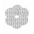 thumbnail image 7 of 15 Inch Round Placemats Set of 6, Black Grey Botanical Non Slip Heat Insulation PP Table Mats, Spring Floral Summer Farmhouse Washable Place Mats for Kitchen Dining Party Table Decor, 7 of 7