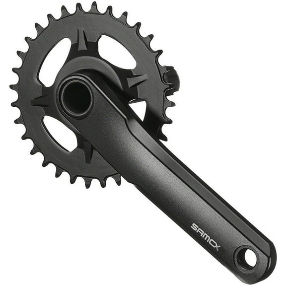 Samox TAM38J Crankset - 135mm, 11-Speed, 30t, Direct Mount Samox, 24mm CrMo Crank Spindle, Black