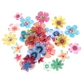 thumbnail image 1 of EeaseMX 360 flores comestibles para cupcakes, decoración para tartas de boda, cumpleaños, fiestas (0,4 mm de grosor), 1 of 7