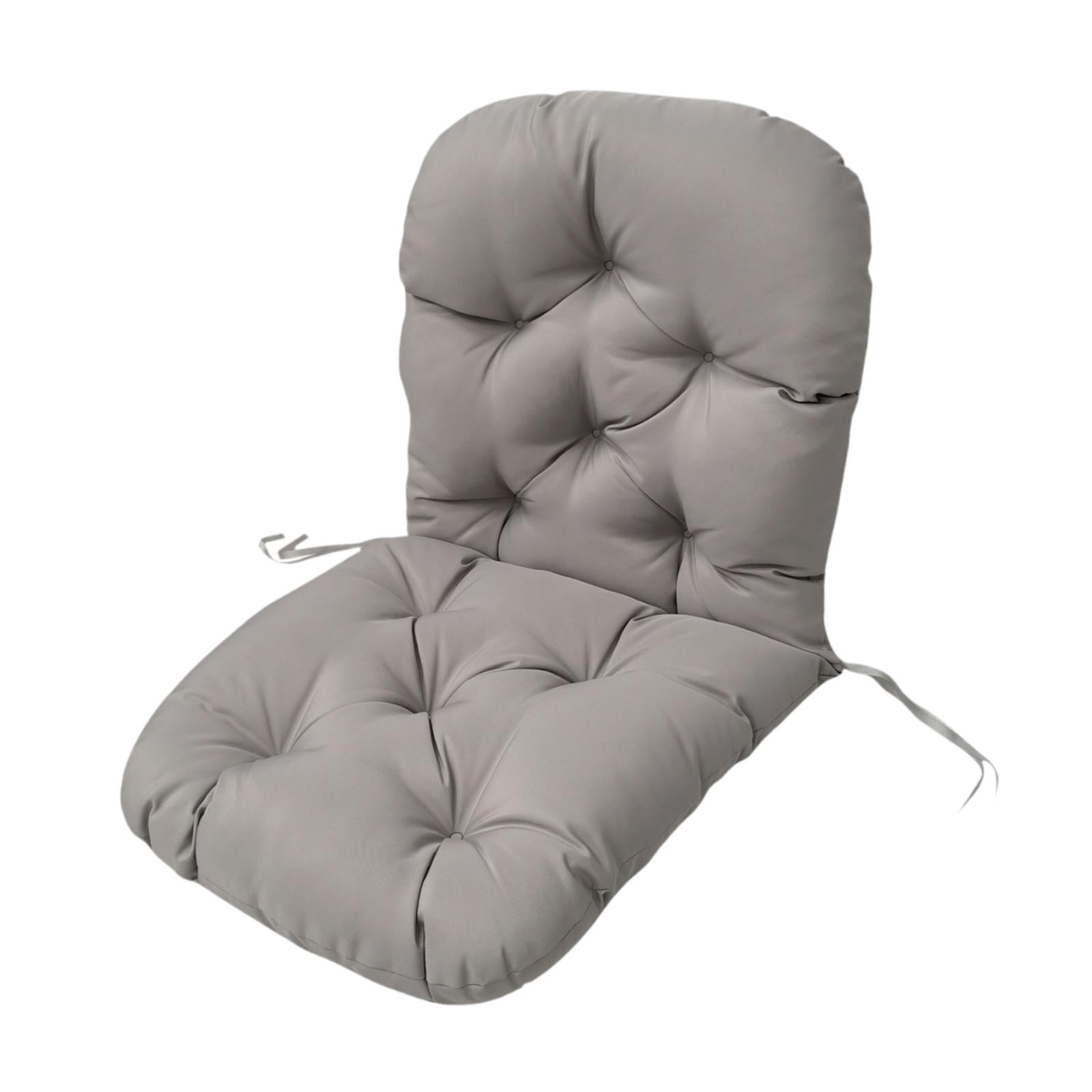 figatia Rocking Chair Cushion Outdoor Garden Chair Cushion Spring Summer Seasonal Outdoor Furniture Easy to Clean Patio Chair Cushion light grey