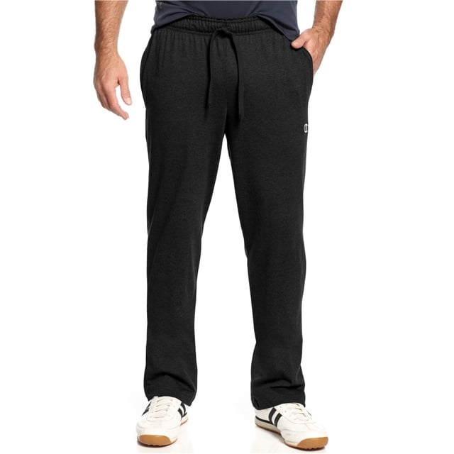 Champion - Pantalones de chándal deportivos para hombre, color negro, mediano Champion Pista
