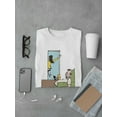 thumbnail image 3 of Beauty And Couch Potato. T-Shirt Men -Wilfred Hildonen Designs, Male XX-Large, 3 of 4