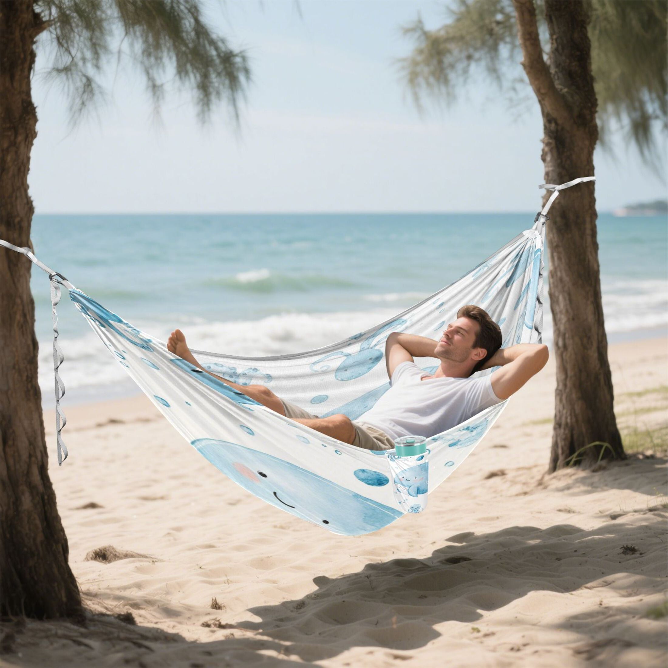 Hammock Camping Hammock Nylon Portable Hammock Travel Camping Hammock Cool Whale