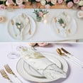 thumbnail image 3 of Cloth Napkins Set of 4 - 20x20 Inches, Golden Marble Washable Reusable Table Napkins, Vintage Abstract Modern Art Soft & Absortbent Dining Napkin for Party Wedding Hotel Restaurant, 3 of 9