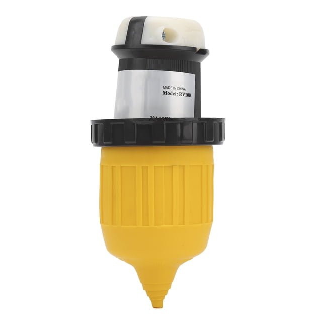 Power Inlet Lock, Ring Power Socket 30Amp 125V 30 Amp Locking Connector with Cover for Caravan for Marine Vessels for Trailer for RV