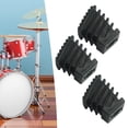 thumbnail image 4 of Milaget 3x Pieds de Support de Tambour Antidérapants Remplacement Entretien Absorption des Chocs Style Caoutchouc B, 4 of 7