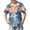 #A19-Dark Blue, variant on Abcomgle Boys Spring Shirts Tropical Floral Print Boys Beach Shirt Button Down Short Sleeve Vacation Boys Dress Shirt,Dark Green,7-8Years