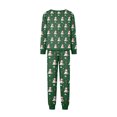 thumbnail image 4 of Family Matching Christmas Pajamas Set, Long Sleeve 2-Piece PJs for Family Members of All Ages, Christmas Themed Printed Soft Family Loungewear for Holiday Party, 4 of 5