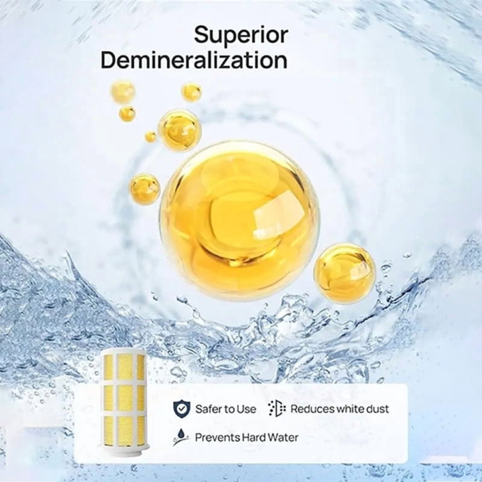 3Pcs Humidifier Demineralization Cartridge Humidifier Water Softener Clean Filter Humidifiers Parts for HM512S, HM612S